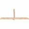 Ekena Millwork Eugene Smooth Timber Gable Bracket, Douglas Fir, 72"W x 36"H x 3 1/2"D x 3 1/2"F, 12/12 Pitch GBW072X36X0404EUG00SDF - alternate 2
